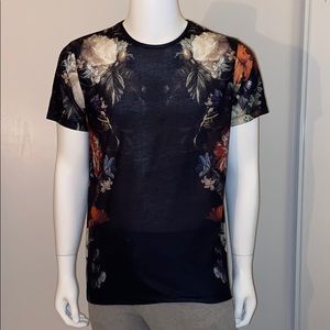 Zara Man Floral Graphic Tee